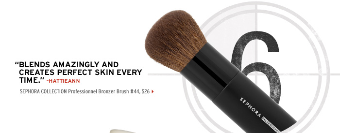 ''Blends amazingly and creates perfect skin every time.''-hattieann. SEPHORA COLLECTION Professionnel Bronzer Brush #44, $26 >