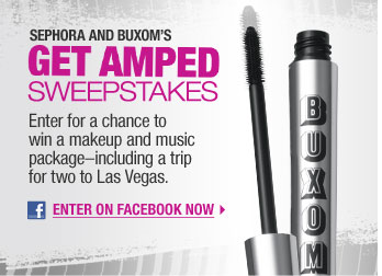 Get Amped Sweepstakes. Enter for a chance to win a makeup and music package - including a trip for two to Las Vegas. Enter on Facebook now >