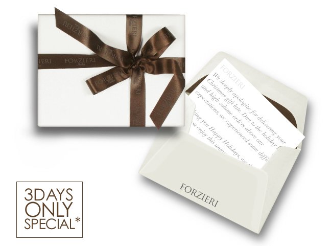 3 DAYS ONLY SPECIAL