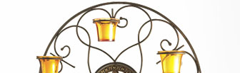 Medallion Amber Votive Candleholder $99.99 FREE SHIPPING