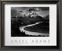 Tetons and The Snake River, Grand Teton National Park, 1942