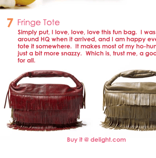 7. Fringe Tote