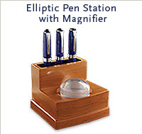 Elliptic Pen Station with Magnifier