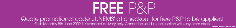 FREE POSTAGE & PACKAGING - QUOTE JUNEMS. See full terms and conditions.