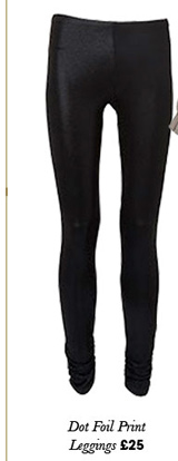 Dot-Foil-Print-Leggings