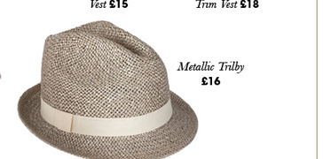 Metallic-trilby