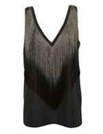 Tassle Neck Vest