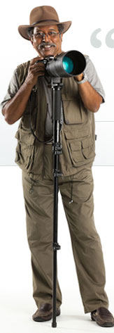 Award-winning nature and documentary photographer, retired Chief of Photography for the UN John Isaac.