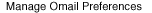 manage your Omail preferences