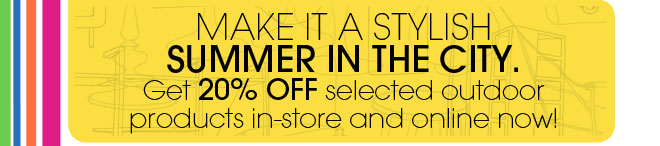 Make it a stylish summer in the city